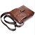 cheap Briefcases-Men Shoulder Bag Cowhide Casual Outdoor Brown
