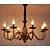 preiswerte Kerzenlicht-Design-8-Licht 77CM Candle-Art Kronleuchter Metall Andere Retro 110-120V / 220-240V