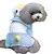 ieftine Îmbrăcăminte Câini-Pisici Câine Costume Hanorace cu Glugă Îmbrăcăminte Câini Cosplay Animal Albastru