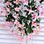 abordables Fleurs artificielles-Fleurs artificielles 1 Une succursale Style moderne Lis Guirlande et Fleur Murale