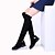 baratos Botas de mulher-Mulheres Sapatos de Dança Moderna Botas Salto Baixo Sintético Preto
