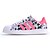 abordables Baskets femme-Femme Chaussures Polyuréthane Hiver Printemps Eté Automne Ballerines Marche Talon Plat Lacet Pour Athlétique Décontracté Blanc Noir Rose