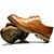 halpa Miesten Oxford-kengät-Miesten Bullock kengät Nahka Kevät / Syksy Oxford-kengät Ruskea / Urheilullinen / Solmittavat / ulko- / Nahkakengät / Comfort-kengät