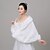 cheap Wraps &amp; Shawls-Sleeveless Faux Fur Wedding Party Evening Women&#039;s Wrap With Wave-like Shawls