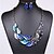 cheap Jewelry Sets-Women&#039;s Necklace / Earrings Statement Ladies Vintage Fashion Earrings Jewelry Purple / Green / Blue For Wedding Party Daily Casual Work