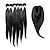 billige En pakke hår-Indisk hår Lige 195 g Hårstykke med lukning Menneskehår Vævninger Menneskehår Extensions