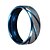 cheap Men&#039;s Rings-Men&#039;s Band Ring Groove Rings Titanium Steel Personalized Vintage Punk Fashion Initial Ring Jewelry Blue For Christmas Gifts Wedding Party Daily Casual Sports 6 / 7 / 9 / 10 / 11