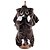billige Hundetøj-Hund Kostume Jumpsuits Vinter Hundetøj Grå Kaffe Kostume Riflet Dyr Cosplay XS S M L XL