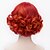 preiswerte Trendige synthetische Perücken-Kunsthaarperücke mit Pony Perücke kurz rot Kunsthaar Damen rot