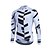 baratos Roupa de Ciclismo Feminino-Fastcute Homens Manga Longa Camisa para Ciclismo - Branco Preto Moto Camisa / Roupas Para Esporte Blusas Respirável Bolso Traseiro Redutor de Suor Esportes Coolmax® Lycra Roupa / Com Stretch