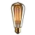 billige Glødelamper-brelong 1 stk e27 40w st64 dimmable edison dekorative pære varm hvit