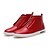 voordelige Herensneakers-Heren Microvezel Lente / Herfst Comfortabel Platte schoenen Anti-slip Rood / Wit / Zwart / ulko-