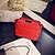 olcso Keresztpántos táskák-Női PU Alkalmi Válltáska Fekete Szürke Piros