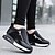cheap Women&#039;s Sneakers-Women&#039;s Shoes Leatherette Spring Fall Sneakers Walking Shoes Platform Creepers Zipper for Athletic Casual Outdoor Black Red
