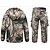 cheap Hunting Clothing-Winter Fleece Jacket With Fleece Trousers Camouflage Hunting Wader Waterproof Camo Hunting Clothing Suits