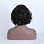 voordelige Synthetische trendy pruiken-Synthetische pruiken Golvend Afro Afro Golvend Pruik Kort Zwart Synthetisch haar Dames Zwart