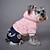 preiswerte Hundekleidung-Hund Kapuzenshirts Overall Hundekleidung Punkt Purpur Grün Rosa Polar-Fleece Baumwolle Kostüm Für Frühling &amp; Herbst Winter Herrn Damen Lässig / Alltäglich Modisch