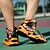 voordelige Herensportschoenen-Heren Comfort schoenen Lente / Herfst Sportief Causaal ulko- Sportschoenen Basketbal Microvezel Anti-slip Wit / Rood / Oranje