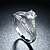 Χαμηλού Κόστους Θρησκευτικά Κοσμήματα-Γυναικεία Λατρευτός Πολυτέλεια / Μποέμ / Μπικίνι Ασήμι Στερλίνας / Ζιρκονίτης / Cubic Zirconia Band Ring / Δακτύλιος Δήλωσης - Geometric
