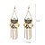 abordables Pendientes-Mujer Pendientes colgantes Vintage Bohemio Punk Rock Moda Boho Resina Aretes Joyas Bronce Para Fiesta Diario Casual Deportes Trabajo