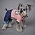 economico Vestiti per cani-Cane Tuta Inverno Abbigliamento per cani Blu Rosa Costume Jeans Cotone Monocolore Di tendenza XS S M L XL