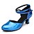 olcso Báli cipők és modern tánccipők-Női Latin cipők / Modern cipők Lakkbőr Fém csat Magassarkúk Csat / Lyukacsos Vaskosabb sarok Személyre szabható Dance Shoes Aranyozott / Piros / Kék / Gyakorlat