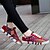 זול סניקרס לנשים-נשים נעלי ספורט נוחות אביב סתיו קנבס אתלטי קזו&#039;אל שרוכים עקב שטוח שחור אדום כחול ס&quot;מ 5 - ס&quot;מ 7