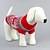 tanie Nowe wzornictwo-Kot Psy Sweter Zima Ubrania dla psów Czarny Czerwony Kostium Bawełna Renifer Klasyczny Święta XS S M L XL XXL