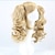 tanie Peruki kostiumowe-kucyk peruka przebranie na karnawał peruka syntetyczna peruka cosplay peruka kręcone z kucykiem peruka blond włosy syntetyczne damska blond hairjoy
