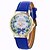 voordelige Religieuze Sieraden-Dames Modieus horloge Dress horloge Polshorloge Kwarts 30 m / PU Band Analoog Vlinder Zwart / Wit / Blauw - Bruin Rood Blauw Een jaar Levensduur Batterij / SODA AG4