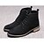 baratos Botas para Homem-Homens Couro Ecológico Outono / Inverno Conforto / Botas da Moda Botas Antiderrapante Preto / Cinzento / Marron / Cadarço