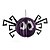 tanie Artykuły na imprezę Halloween-Zabawna Dynia Halloween spider lamp bat papierowe latarnie dekoracji stroną