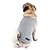 Χαμηλού Κόστους Ρούχα για σκύλους-Κατοικίδια Σκύλος Veste Μονόχρωμο Στυλάτο Καθημερινά μινιμαλιστικό στυλ Normcore Χειμώνας Ρούχα για σκύλους Ρούχα κουταβιών Στολές για σκύλους Αναπνέει Λευκό Μαύρο Βυσσινί Στολές