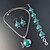 cheap Jewelry Sets-Women&#039;s Pendant Necklace Necklace / Bracelet Necklace / Earrings Link / Chain Charm Bohemian Fashion Earrings Jewelry Black / Red / Green For Daily Casual
