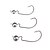 cheap Fishing Hooks-8 pcs Worm Hooks Fishing Hooks Thin Hang-Nail Sea Fishing / Bait Casting / Spinning Carbon Steel Multifunction / Jigging Fishing / Freshwater Fishing / Lure Fishing / General Fishing