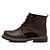 cheap Men&#039;s Boots-Men&#039;s Spring / Summer / Fall Casual Party &amp; Evening Office &amp; Career Boots Leather Slip Resistant Black / Brown / Winter / Lace-up