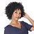 tanie Peruki z ludzkich włosów-Włosy naturalne Pełna siateczka Peruka Fryzura Bob styl Włosy brazylijskie Kinky Curl Peruka z Baby Hair Naturalna linia włosów Peruka afroamerykańska W 100% ręcznie wiązane Damskie Krótkie Długo