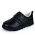 cheap Boys&#039; Shoes-Boys&#039; Comfort / LED Shoes Leather Oxfords Walking Shoes Hook &amp; Loop Black Spring / Fall / Winter / Party &amp; Evening / TR