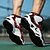 voordelige Herensportschoenen-Heren Comfort schoenen Lente / Herfst Sportief Causaal ulko- Sportschoenen Basketbal Microvezel Anti-slip Wit / Rood / Oranje