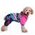 billige Hundetøj-Kat Hund Frakker Hættetrøjer Farveblok Cowboy Vindtæt Mode Vinter Hundetøj Blå Lys pink Kostume Bomuld S M L XL XXL