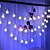 baratos Mangueiras de LED-10m Cordões de Luzes 100 LEDs LED Dip 1conjunto Branco Quente Impermeável Conetável / IP44