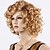Χαμηλού Κόστους Συνθετικές Trendy Περούκες-Συνθετικές Περούκες Σγουρά Σγουρά Με αφέλειες Περούκα Ξανθό Κοντό Μεσαίο Καφέ Χρυσό Συνθετικά μαλλιά Γυναικεία Μαλλιά με ανταύγειες Πλευρικό μέρος Ξανθό