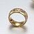 levne Prsteny-Band Ring rotující prsten For Pánské Párty Svatební Večírek Titanová ocel Princezna Zlatá Černá / Ležérní / Denní