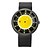 abordables Relojes militares-Hombre Reloj de Pulsera Cuarzo Casual Fresco Analógico Negro / Plata Negro Amarillo / Un año / Silicona