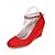 Χαμηλού Κόστους Παπούτσια Γάμου-Γυναικεία Παπούτσια Μετάξι Άνοιξη Καλοκαίρι Παπούτσια club Φωτιζόμενα παπούτσια Τακούνια Τακούνι Σφήνα Τεχνητό διαμάντι για Γάμου Πάρτι &amp;