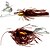 billiga Fiskbeten och flugor-1 pcs Fiskbete Spinnfluga Metallbete Sjunker Bass Forell Gädda Kastfiske Drag-fiske Trolling &amp; Båt Fiske Metall