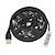 billige Wifi-kontroll-JIAWEN 1m Fleksible LED-lysstriper 60 LED 5050 SMD RGB Vanntett / Kuttbar / Passer for kjøretøy 5 V 1pc / IP65 / Selvklebende