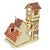 olcso Modellek és modellkészletek-3D építőjátékok Fejtörő Fából készült építőjátékok Ház Móka Fa Klasszikus Játékok Ajándék / Wood Model