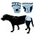 voordelige Hondenkleding-Hond Broeken Effen Casual / Dagelijks Hondenkleding Zwart Paars Blauw Kostuum Katoen XS S M L XL