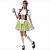 voordelige Carrière- &amp; Beroepskostuums-Halloween Carnaval Oktoberfest Dirndl Trachtenkleider Dames Rok Kleding Bavarian Kostuum
